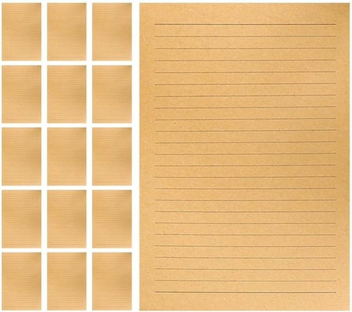 50 Vellen Vintage Schrijfpapier, Retro Briefpapier Collectie voor Creatief Schrijven, Poëzie en A4 Thuisgebruik