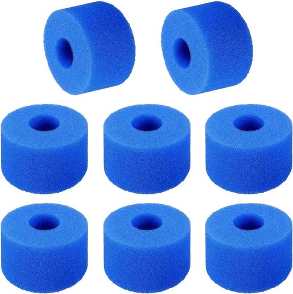 8x Herbruikbare Schuimfilters Spons Type Voor Spa en Zwembad
