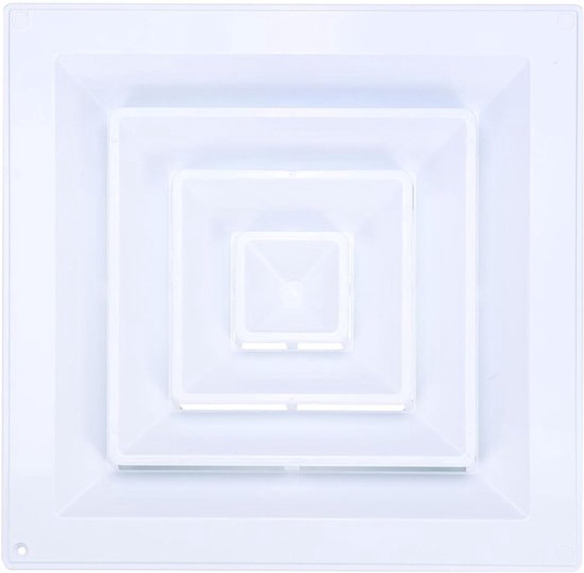 Vierkante Ventilatierooster 35x35cm, Plastic Lucht Return Grill voor Muur of Plafond, Idea