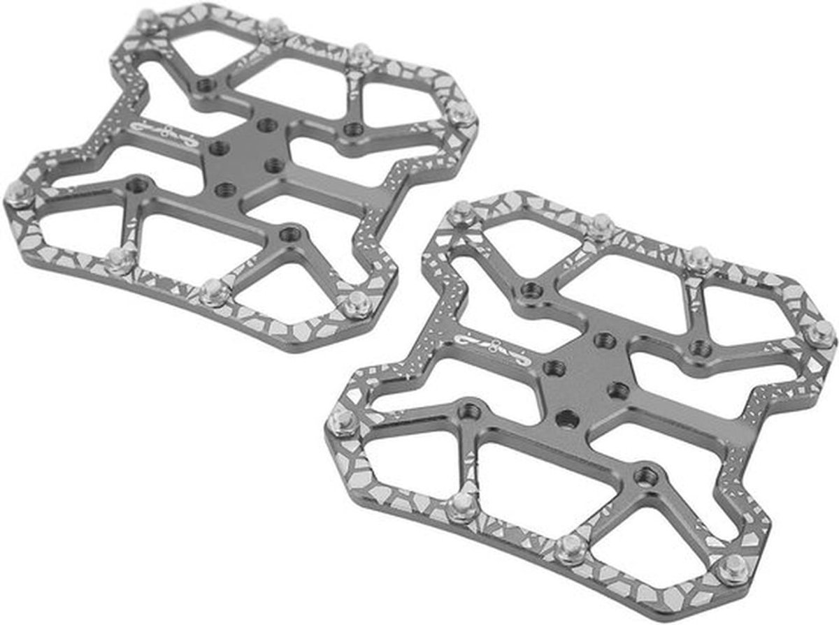 Aluminium Platformpedaal voor Mountainbike met Zelfsluitende Functie - SPD en KEO Compatibel - Mountainbike en Racefiets Accessoire