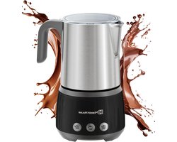 Melkopschuimer - Koffie Accessoire - Dranken Bereiden - 4-in-1 Functies - 500 ml - Zwart Grijs