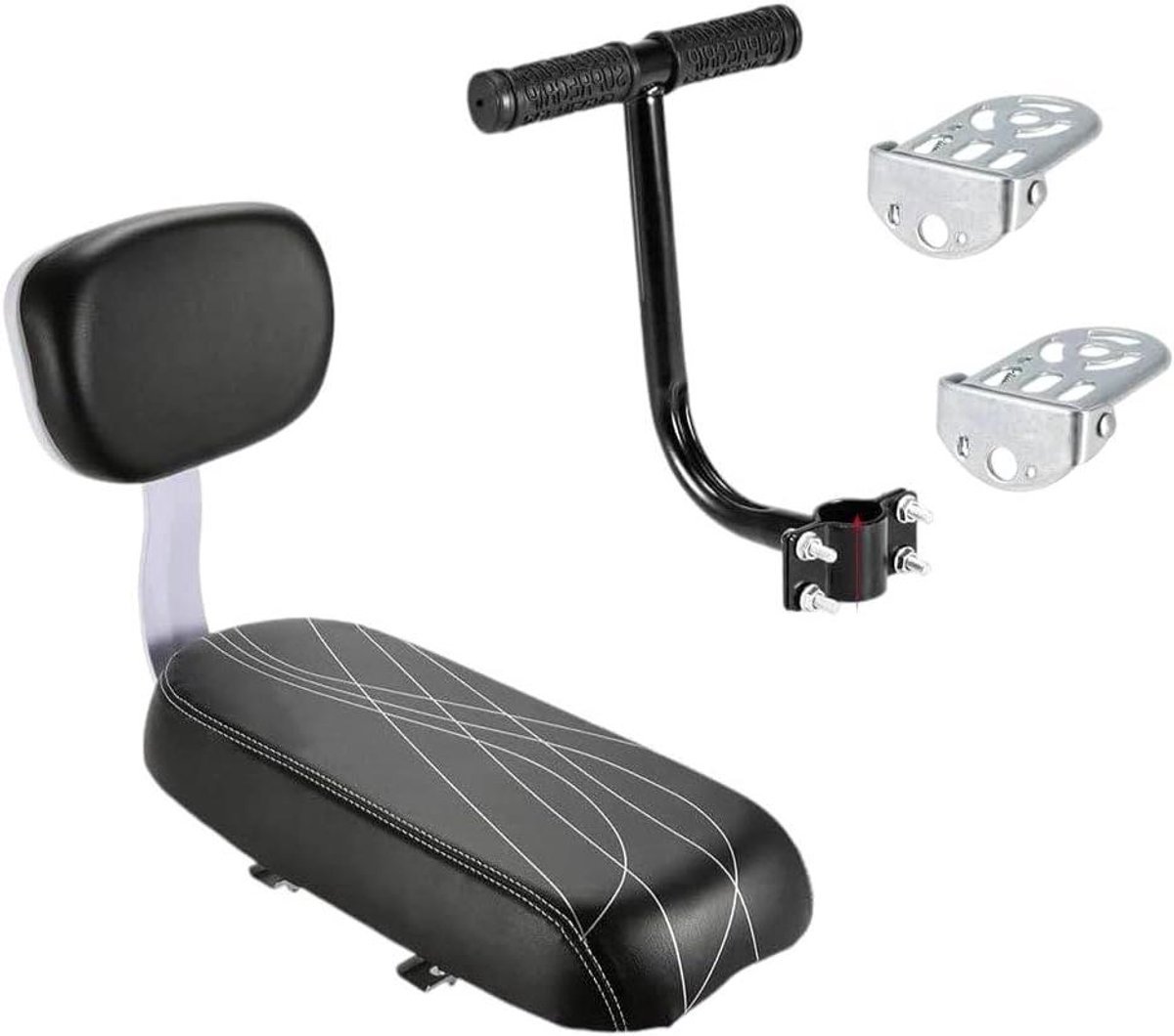 Bagagedrager Kussen - Fietszitje Extra - Comfortabel Fietsen - Zacht en Duurzaam - 1x1x1 cm - Zwart