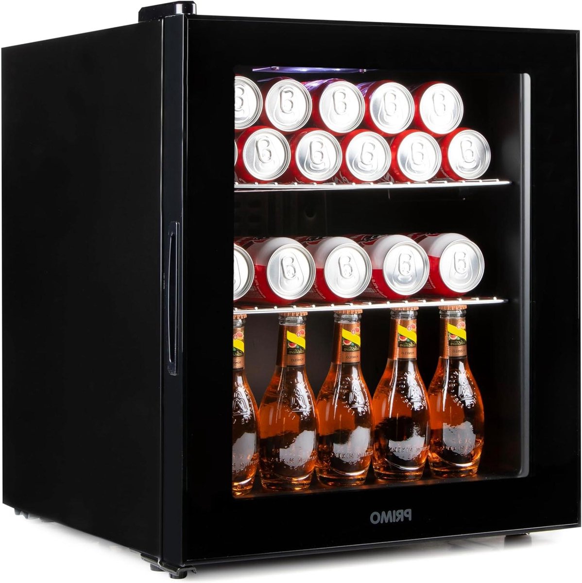Drankkoelkast Minibar - Kleine koelkast - Dranken Koelen - Stil en energiezuinig - 46 liter - Zwart