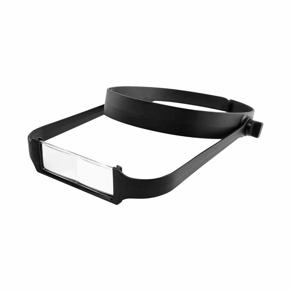 SnelShoppen - Modelcraft Slimline Hoofdband Vergrootglas met 4 Lenzen, Zwart - Handvrij Vergrootglas voor Modelbouw, Knutselen, Naaien, Lezen, Elektro