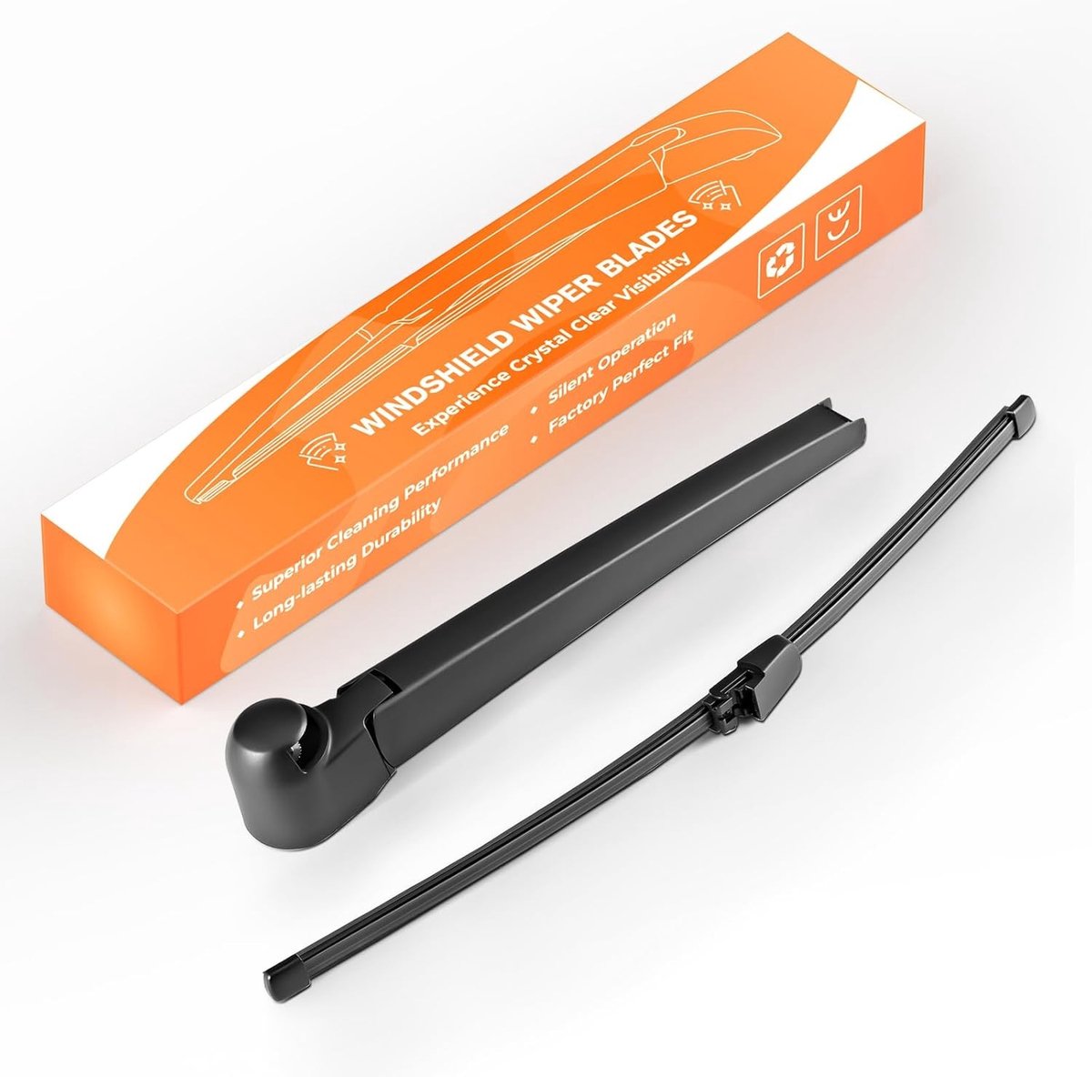 Achterruitenwisserarm Set voor VW Touran 2003-2009 - Vervangende Achterwisserarm, Ruitenwisser Set en Accessoires