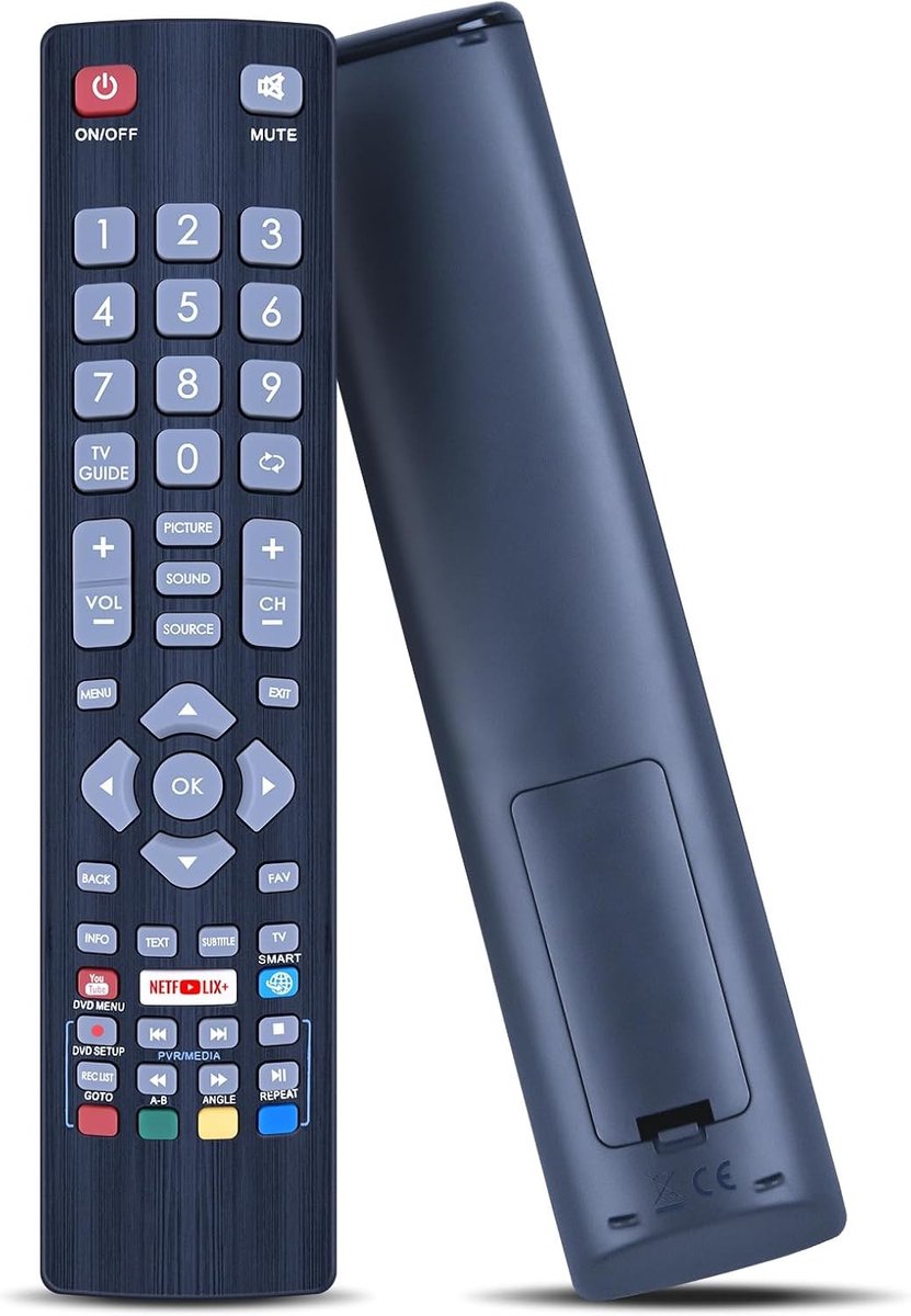Vervangende Afstandsbediening voor Smart Freeview FHD TV met Netflix en YouTube Knoppen - Geschikt voor diverse modellen