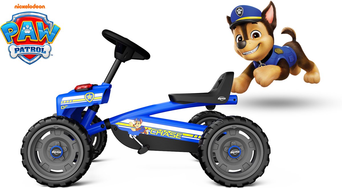 BERG Buzzy PAW Patrol® Chase Skelter - 2+ jaar - Verstelbare Stoel - Anti-lek EVA banden - Blauw — afbeelding 4