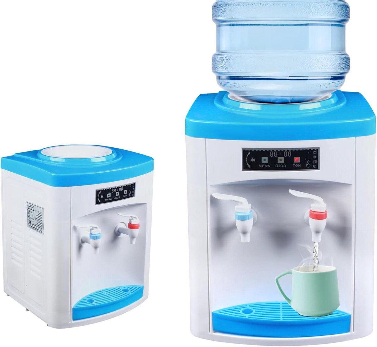 Warmwaterdispenser - Drinken Apparaat - Direct Water - Warm en Koud - 5 L/U - Blauw