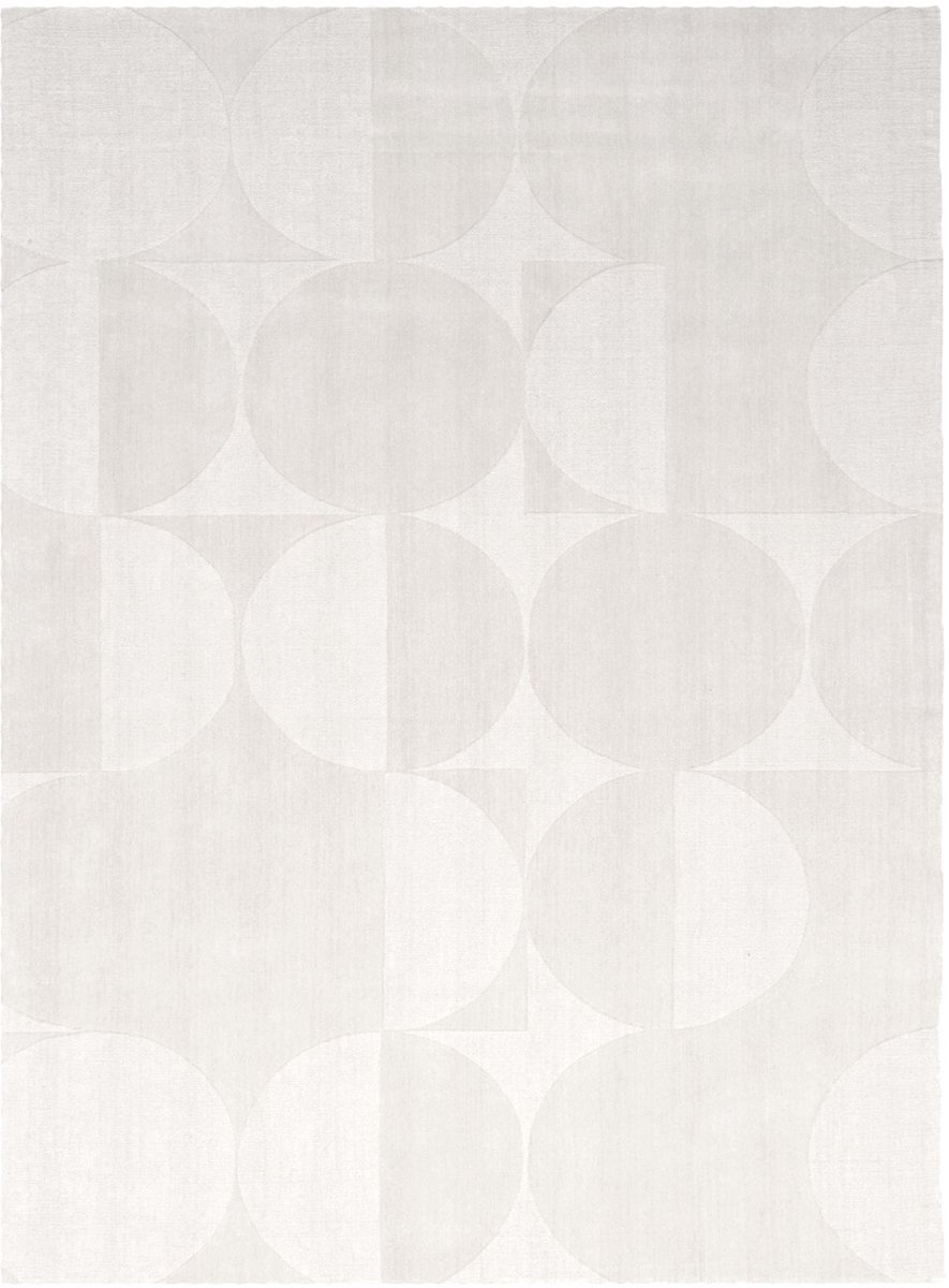Studio Clarice Wollen vloerkleed - Giselle Circles Wit - 160x230cm