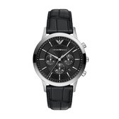 Emporio Armani Archetipo Mannen Horloge 43 mm Zilverkleurig