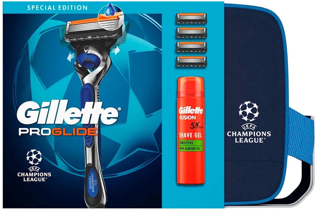 Gillette Fusion5 scheerset-Geschenkset UEFA Champions League