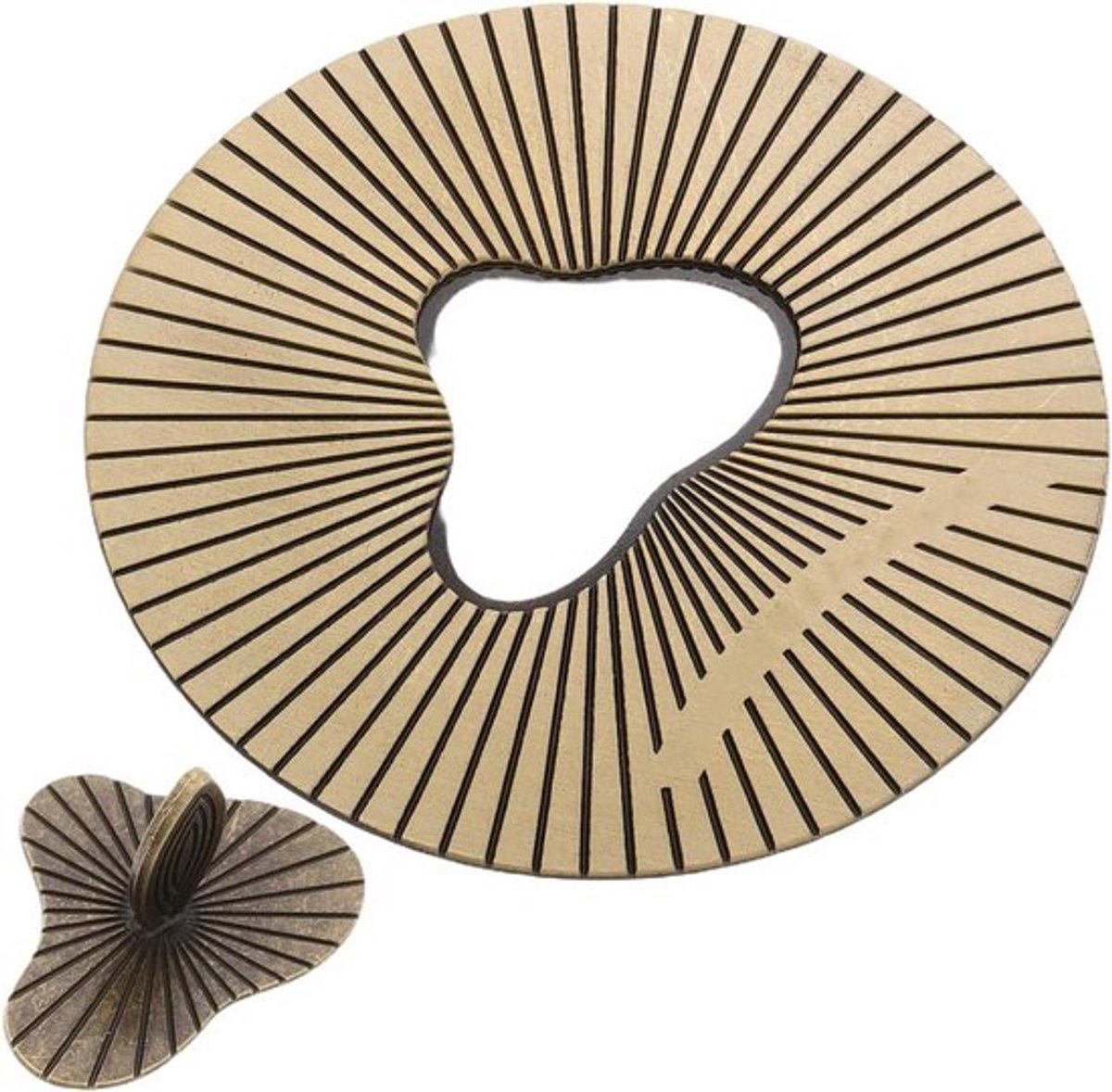 Kaarsendeksel met blusbeveiliging voor tafelkaarsen - decoratief design - flexibele brandcontrole