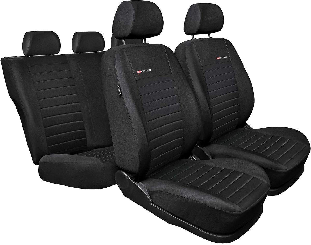 SnelShoppen - Universele Stoelhoezen Auto voor RENAULT Captur - Actief Airbagsysteem, Drielaags Materiaal, Perfecte Pasvorm, Stijlvol en Duurzaam