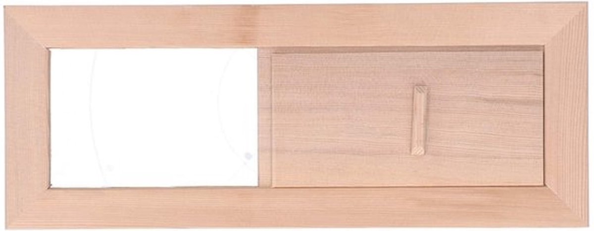 Luchtopening Verstelbaar - Hemlock - Ventilatiepaneel - Sauna/ Stoomkamer - Duurzaam - Eenvoudige installatie
