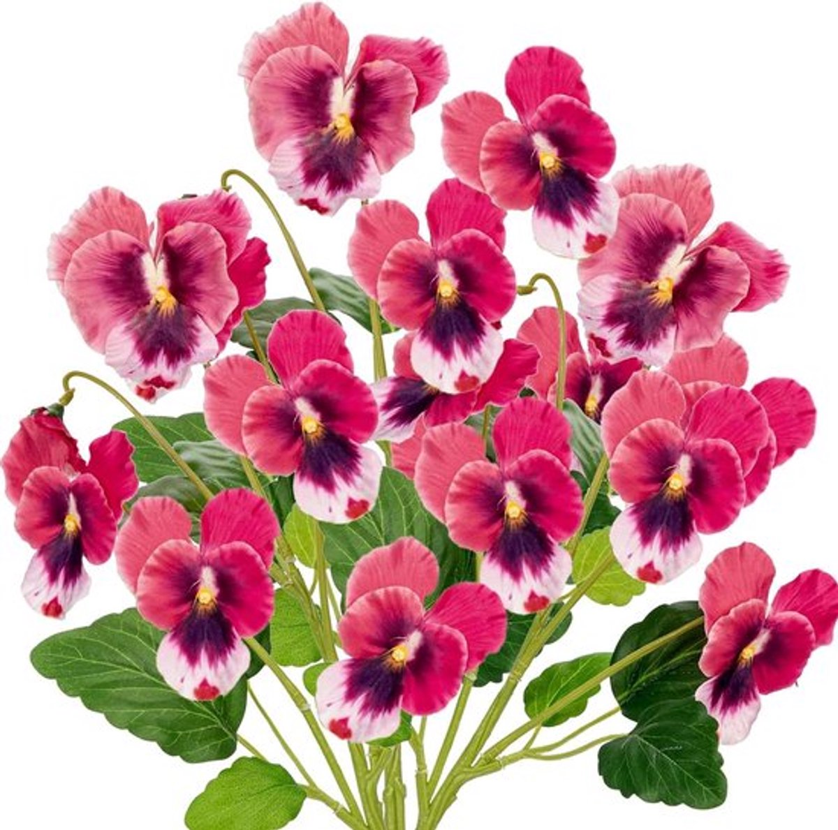 Set van 5 decoratieve kunstbloemen voor lente thema bruiloft en huisdecoratie