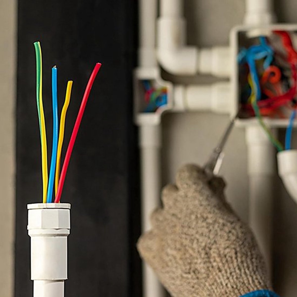 12 Stuks PVC Buiskoppelingen 32mm Kruis 4-Weg 1.3 Inch Verbinding voor Huishoudelijke en Elektrische Leidingen Grijs