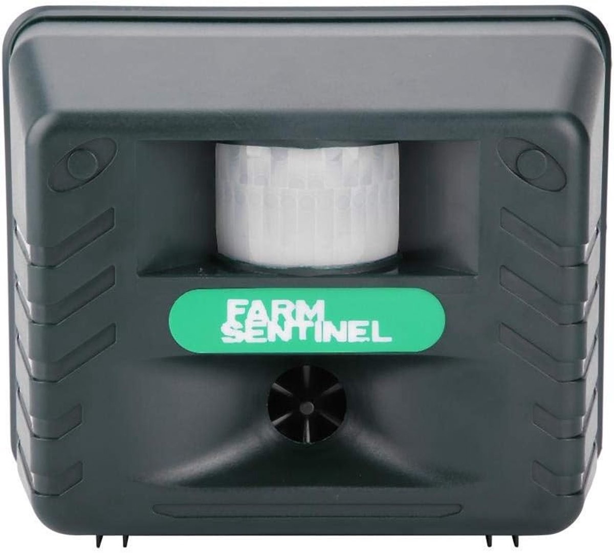 Ultrasone Dierenbestrijding voor Buiten, 4 Alarmgeluiden en Infraroodsensor voor Vogels en Wilde Dieren, Effectieve Ongediertebestrijding met 220V Stekker