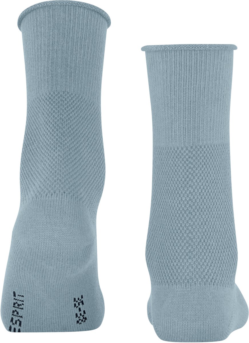 Esprit Bold Knit gedessineerd katoen wol sokken dames grijs - maat 39-42