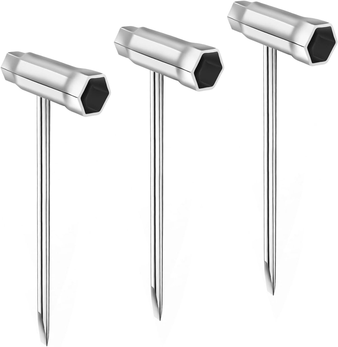 T-Shape Bougiesleutel Set van 3 voor Grasmaaier en Kettingzaag, 13 x 19 mm, Inclusief Schroevendraaier en Accessoires voor Tuinonderhoud