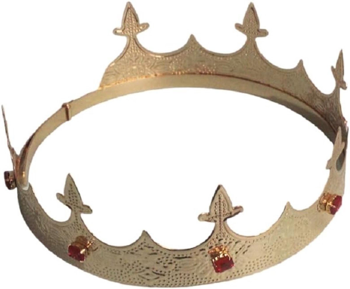 Verstelbare Volle Ronde Kroon voor Bruiloft, Verjaardag en Feestjes - Kostuumaccessoires voor Speciale Gelegenheden