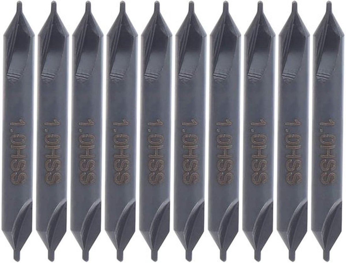 Centerboor Set - 10-delige Set - HSS - Precisie en Duurzaamheid - Boren en Frezen - Geschikt voor Metaalbewerking - Gereedschap