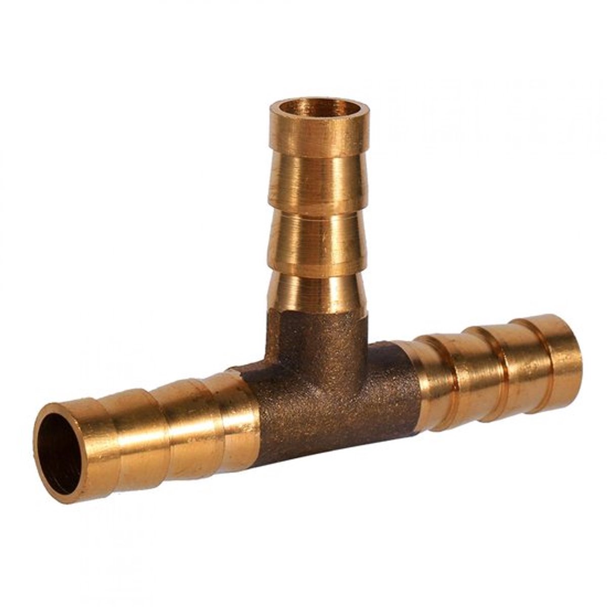 T-stuk 8mm - Koppeling Tuinslang - Koppeling Fietskar - Koppeling Aanhanger - Koppeling - Hoogwaardige Messing