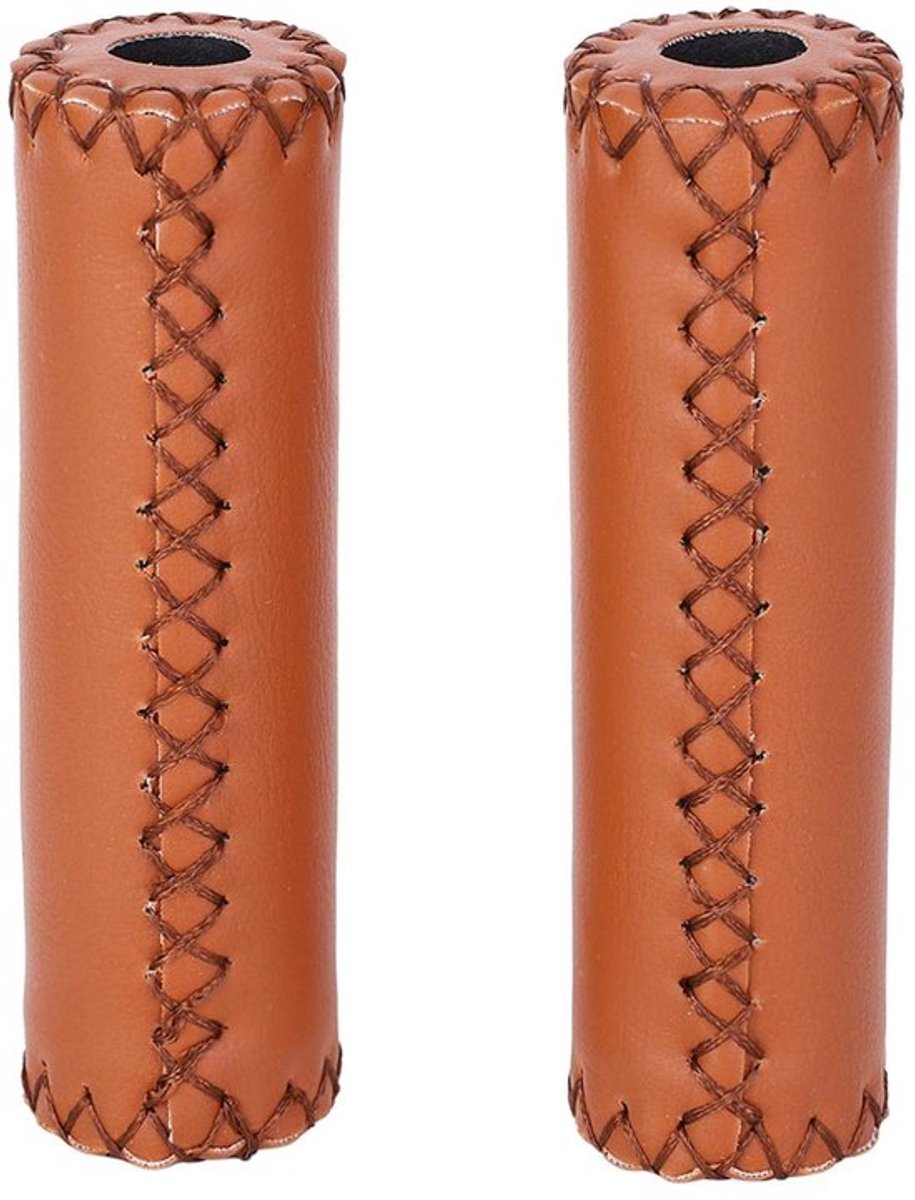 Fietshandvatten Stuurgrepen - Fietsgrepen Stuur - Comfortabel Fietsen - Ergonomisch Antislip - 12 cm Lengte - Bruin