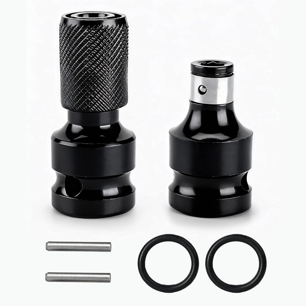 Telescopische Bit Adapter 1/2 naar 1/4, Zelfvergrendelende Bit Houder voor Klopboormachine, Duurzaam en Veelzijdig voor Doe-Het-Zelf, Auto en Werkplaats