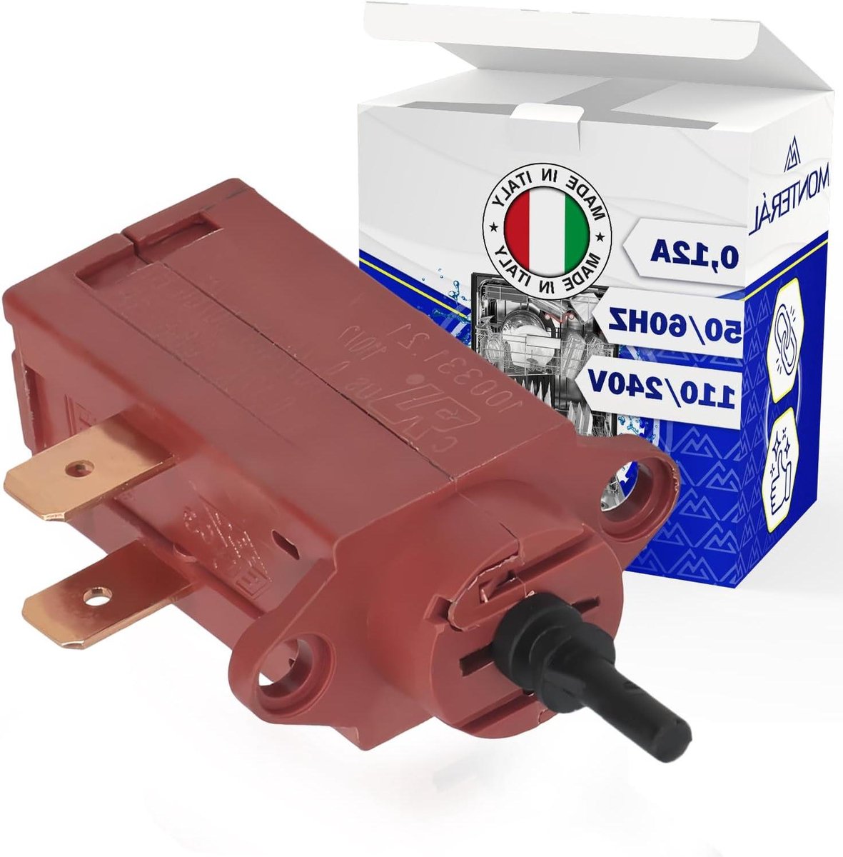 Thermo Schakelaar - Thermostaat Component - Apparaat Reparatie - Universele Compatibiliteit - 10x10x1 mm - Niet gespecificeerd