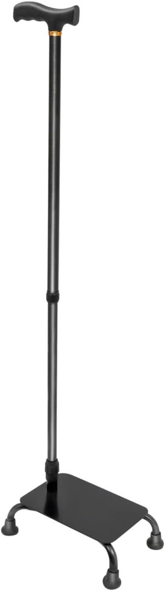 Trapklimhulp - Wandelstok hulpmiddel - Veilig traplopen - 2-in-1 functie - Verstelbaar 84-104 cm - Zwart