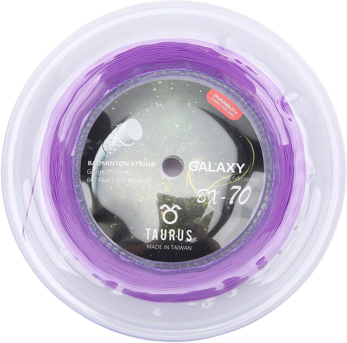 Hoogwaardige Badminton Snaren van 0.7mm, Elastische Nylon 200m Rol voor Volwassenen en Jongeren in 7 Kleuren, Perfect voor Sport en Training