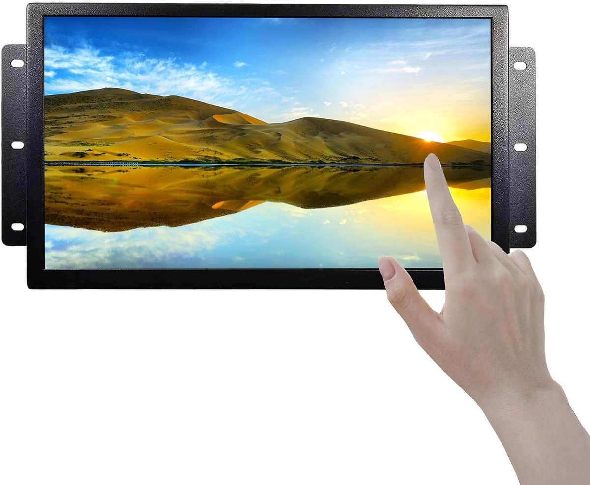 Draagbaar LCD Scherm - Touch Monitor - Interactieve Presentaties - Full HD IPS Paneel - 13.3 Inch - Zwart
