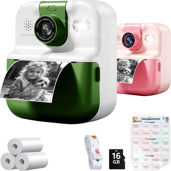 Tiny Thinkers Kindercamera met Fotoprinter