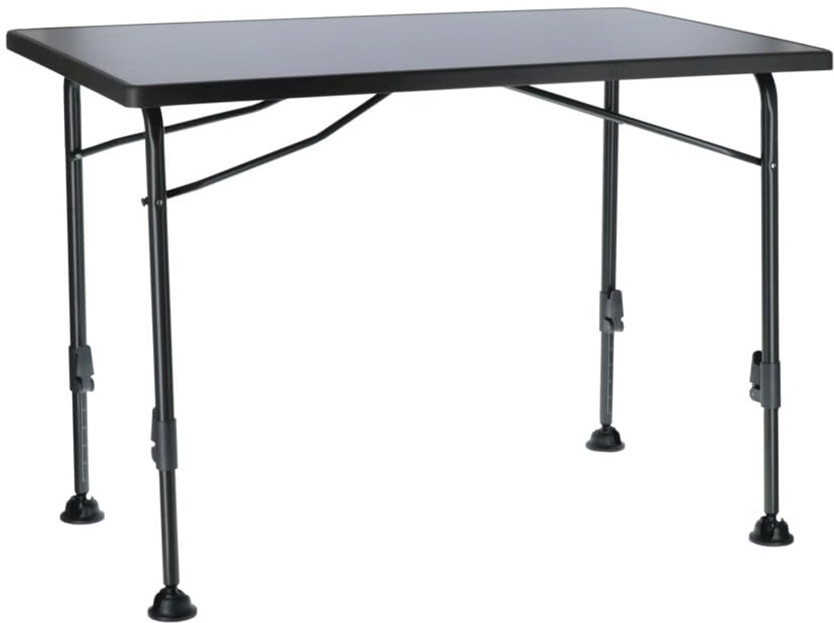 SnelShoppen - Campingtafel Barletta Comfort 115 - Opvouwbare Tuin- en Kampeertafel - Lichtgewicht Aluminium - Ideaal voor Buiten, Feesten en Camping -