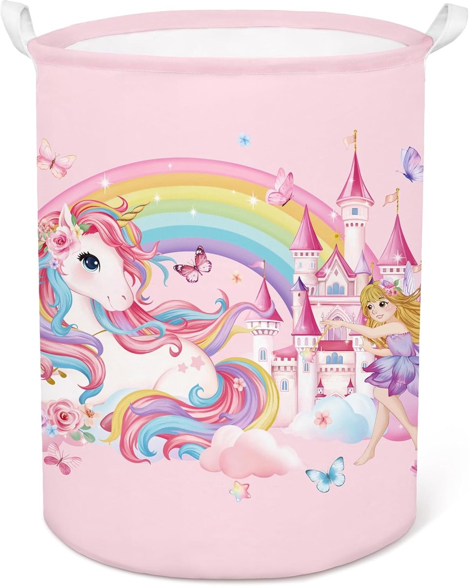 wasmand voor kinderen 63 liter - met handvatten - opbergmand voor kleding en speelgoed - ShopVlot