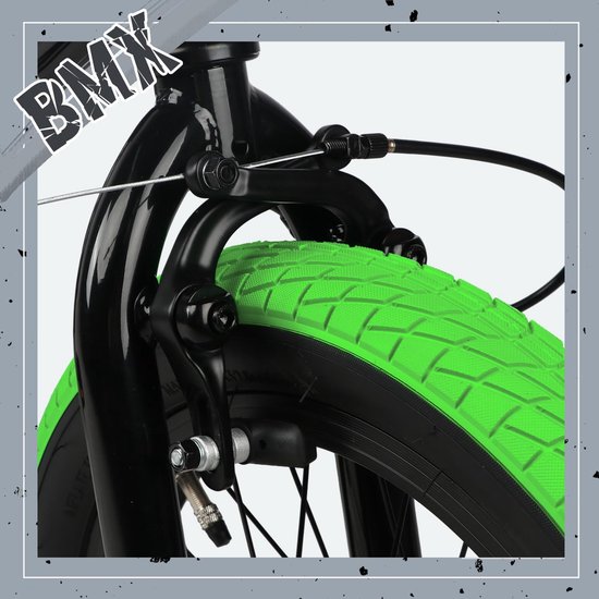 Kinderfiets 18 Inch BMX Fiets voor Kinderen van 5-9 Jaar - Geschikt voor Jongens en Meisjes van Merkloos — afbeelding 2
