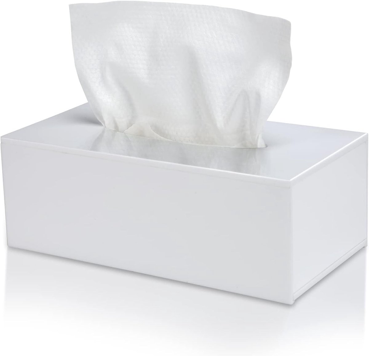 Handgemaakte acryl opbergdoos voor cosmetica, handdoeken en tissues, 25 x 13 x 9 cm, ideaal voor badkamer, kantoor en auto