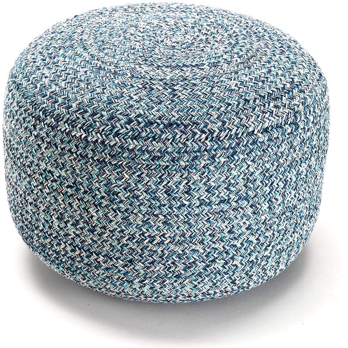 SnelShoppen - Zitzak JOY - 100% Katoen, Vulling van Piepschuimballen, Diameter 50 cm, Hoogte 38 cm, Perfect voor Kinderen, Feestjes, Tuin en Binnengeb