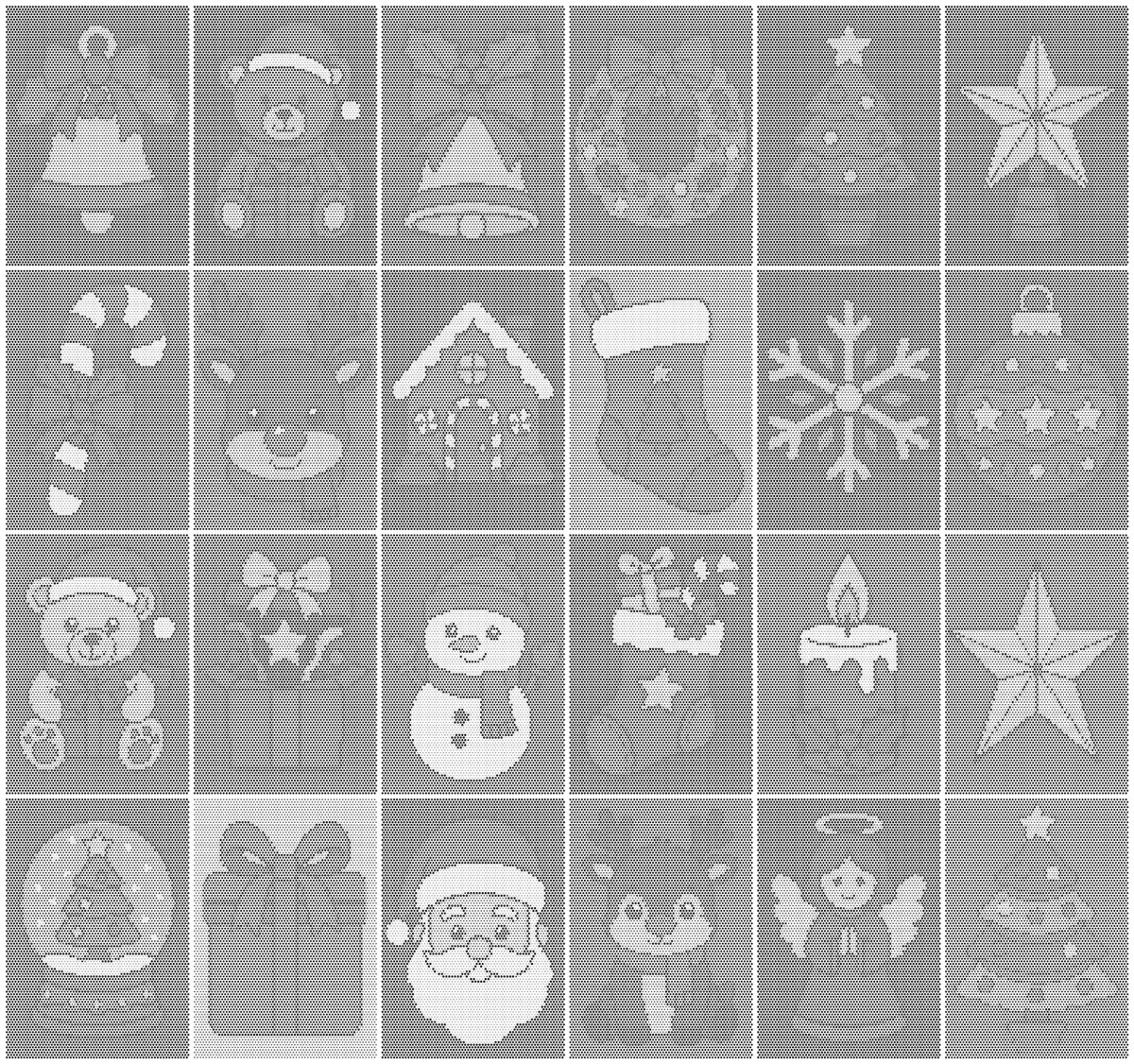 HappyDots DOT Painting Valuepack Kerst (24 stuks)
