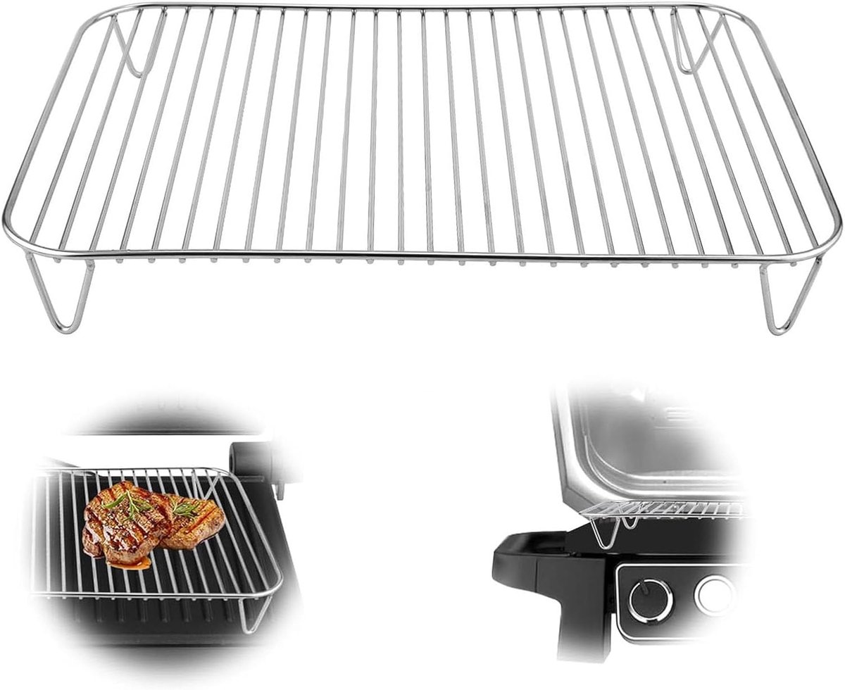 Grillplaat voor Ninja Woodfire - Antiaanbak - Vaatwasserbestendig - Perfect voor buitengebruik - ShopVlot