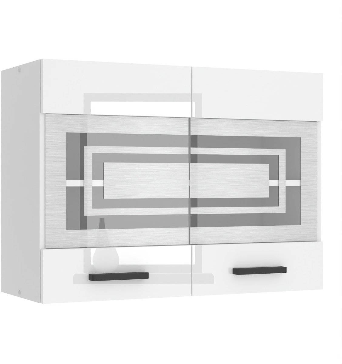 BELINI Hangkast SGW 80 cm met 2 Deuren - Wit Hoogglans