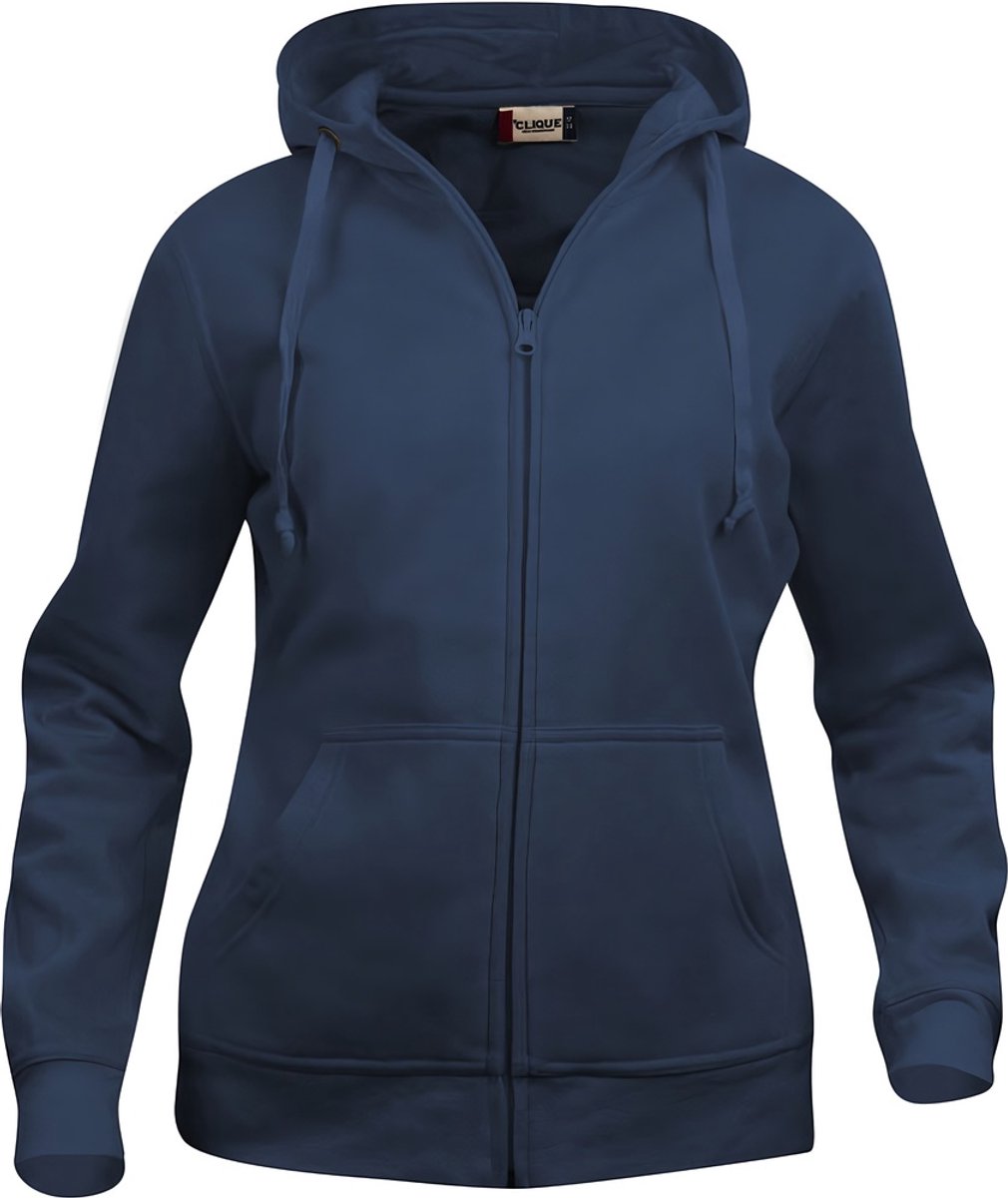 Basic hoody full zip ds dark navy s