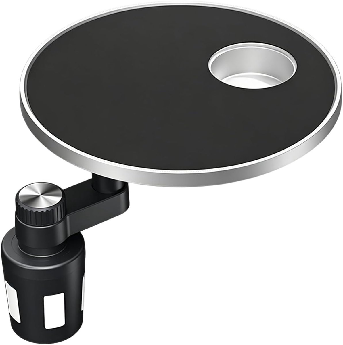 Autotafel met bekerhouder 11 inch - 360° draaibaar - voor ronde frame gaten - ideaal voor passagiers - ShopVlot