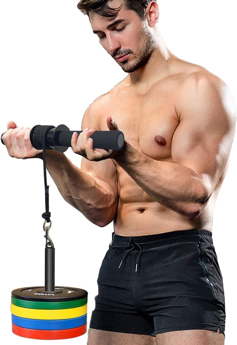 Trainingshulpmiddel voor onderarm en pols - Hand- en polstrainer voor spierkracht, fitness en krachttraining thuis en buiten