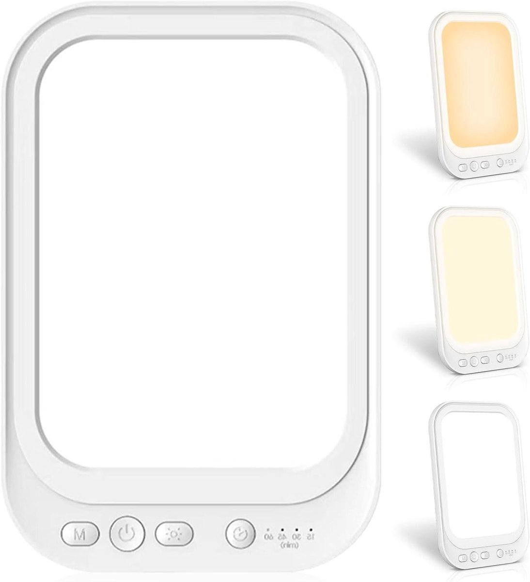 Lichttherapie Lamp - Daglicht Lamp - Welzijn Verbeteren - UV-vrij Volledig Spectrum - 10000 Lux - Wit