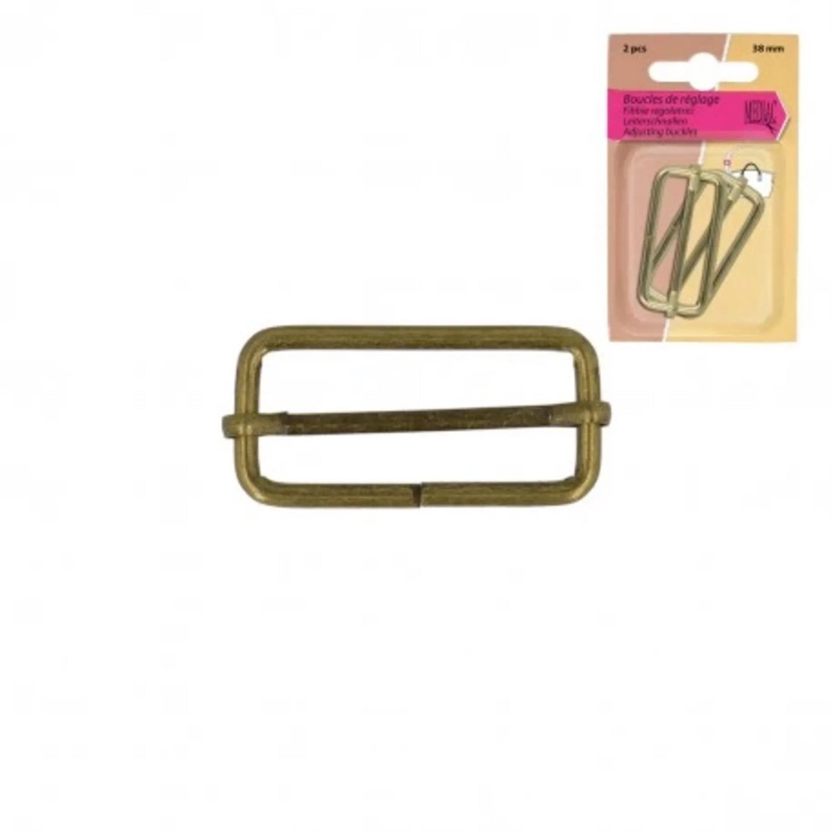Mediac schuifgespen 38mm 2 stuks