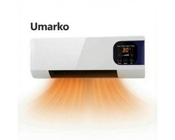 Umarko Elektrische Wandverwarmer 2000W – Met Afstandsbediening