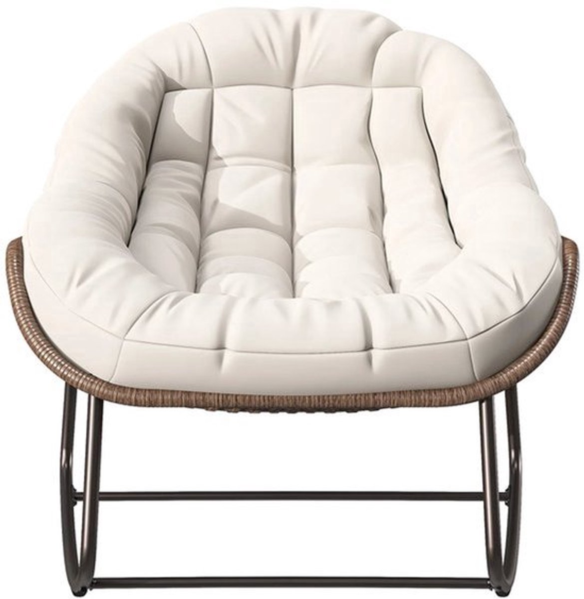 Schommelstoel – Relaxstoel – Fauteuil – Loungestoel – Schommelbank – Kunstrotan – Gepoeder