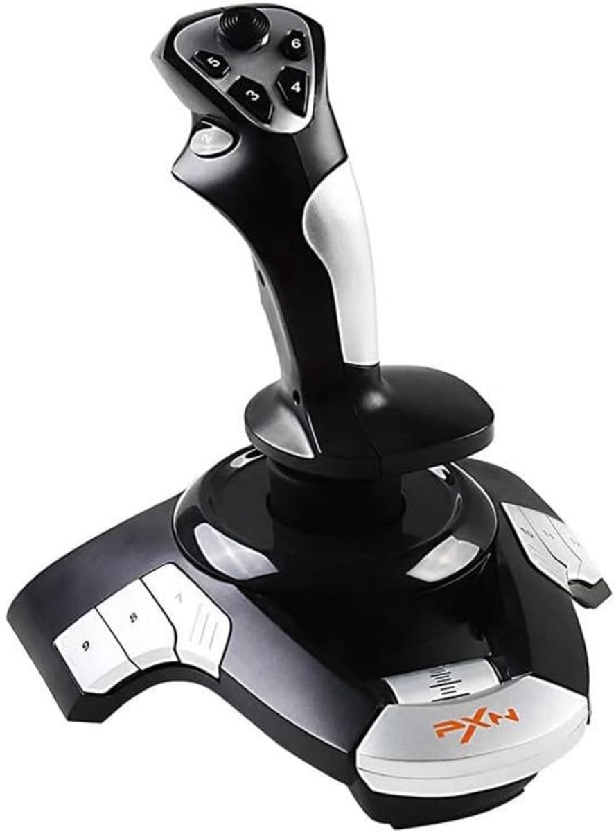 SnelShoppen - Joystick PXN-2113 PRO Vluchtcontrole - Professionele Gaming Joystick met Precisie, Ergonomisch Ontwerp, USB Aansluiting, Geschikt voor P
