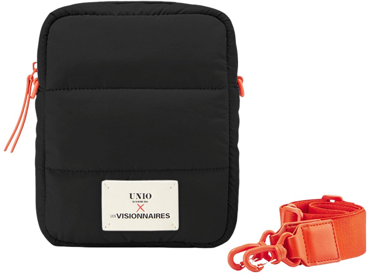 Unio Hamburg x Les Visionnaires schoudertas Puffy Unio Soelden Black zwart